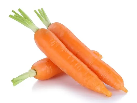 Carrots exported from Egypt